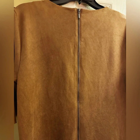 Spense Faux Suede Dress - Picture 3 of 5